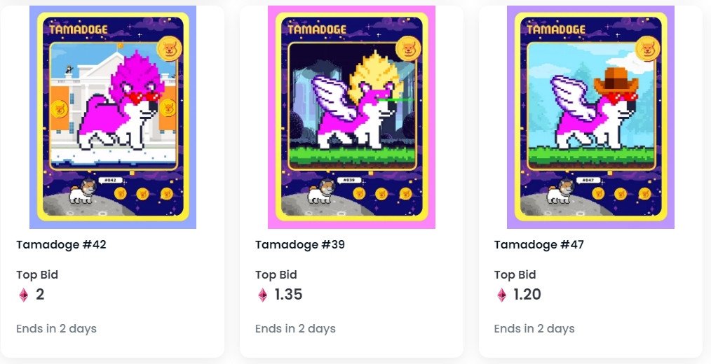 5. Tamadoge (TAMA) - بهترین بازی رمزنگاری برای بازی در سال 2022​ فیبوتک