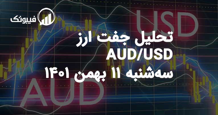 تحلیل جفت ارز AUD/USD سه‌شنبه 11 بهمن 1401 فیبوتک