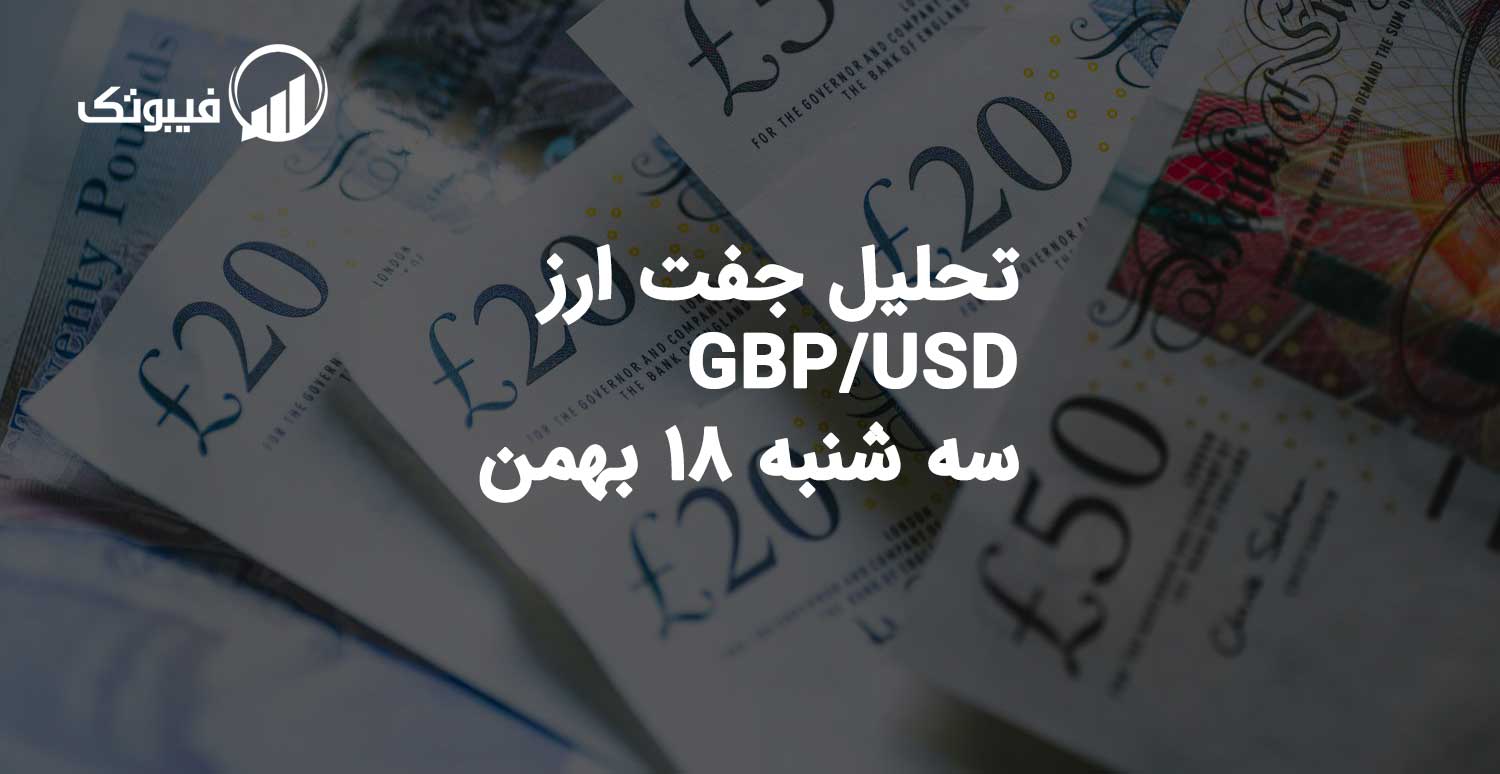 تحلیل جفت ارز GBP/USD سه شنبه 18 بهمن فیبوتک