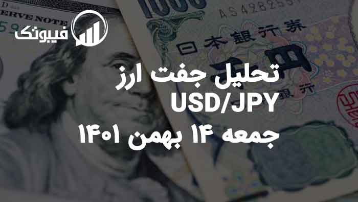تحلیل جفت ارز USD/JPY جمعه 14 بهمن 1401 فیبوتک