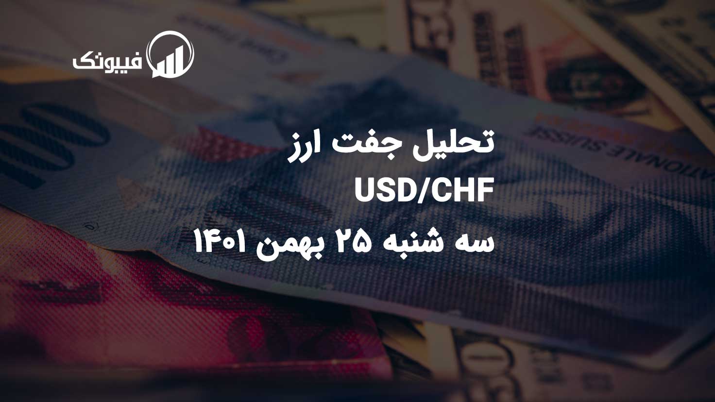 تحلیل جفت ارز USD/CHF، سه شنبه 25 بهمن 1401 فیبوتک