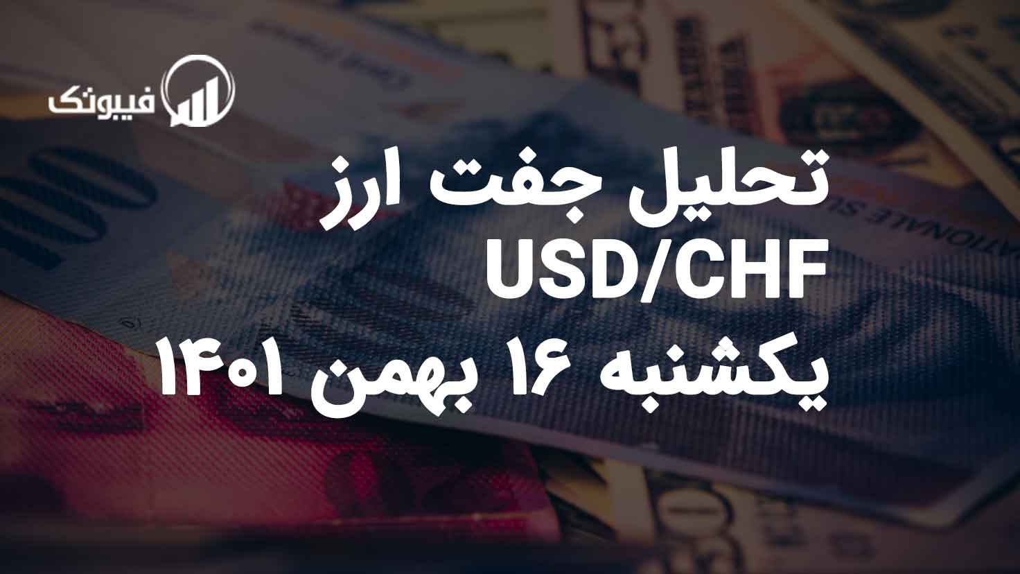تحلیل جفت ارز USD/CHF یکشنبه 16 بهمن 1401 فیبوتک