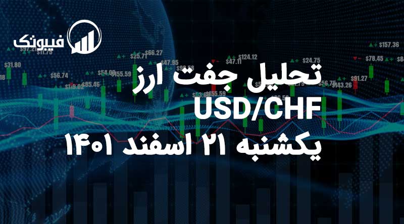 تحلیل جفت ارز USD/CHF، یکشنبه 21 اسفند 1401 فیبوتک
