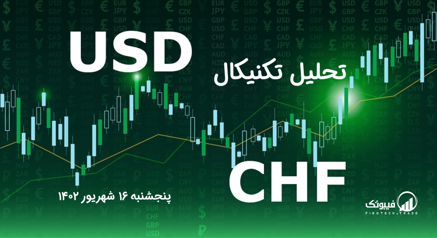 تحلیل تکنیکال جفت ارز دلار امریکا به فرانک سوئیس (USD/CHF) - پنجشنبه 16 شهریور 1402
