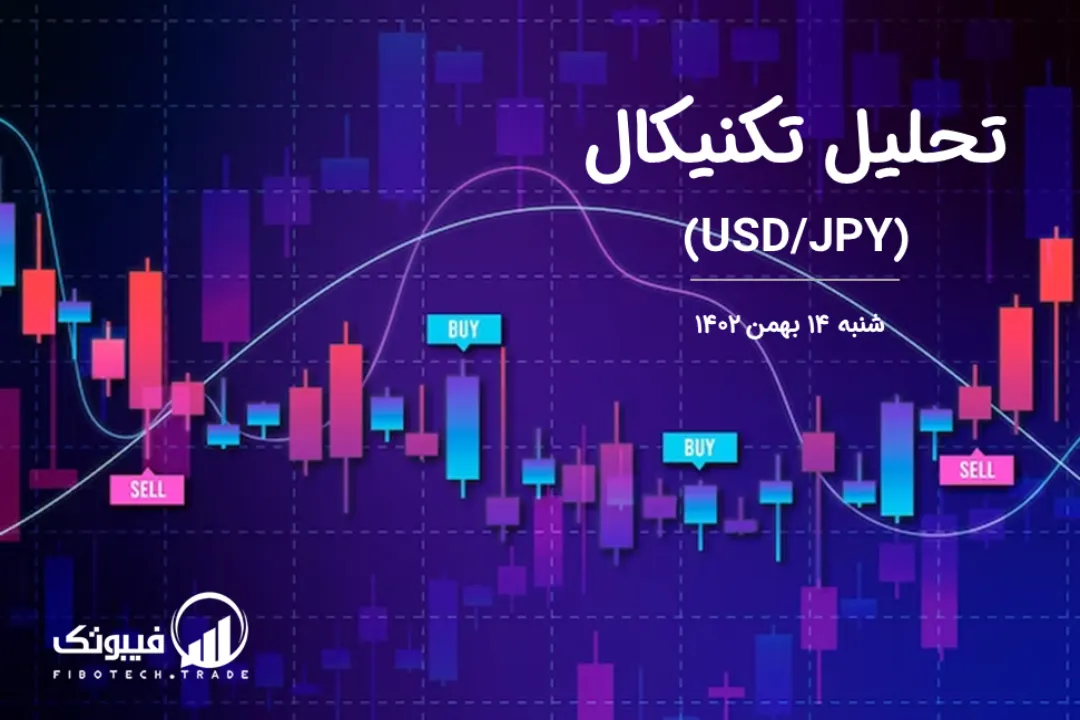 تحلیل تکنیکال جفت ارز دلار امریکا به ین ژاپن (USD/JPY) - شنبه 14 بهمن 1402