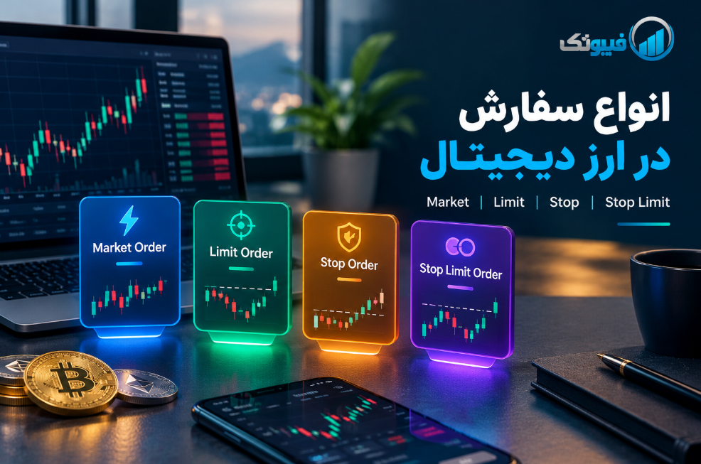 انواع سفارش در ارز دیجیتال؛ Market، Limit، Stop و Stop Limit